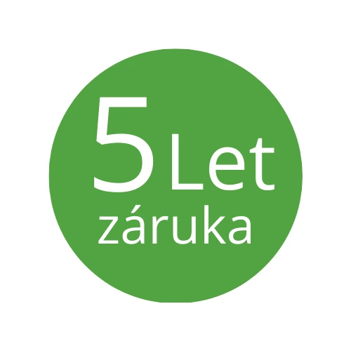 záruka 5 let na topný panel