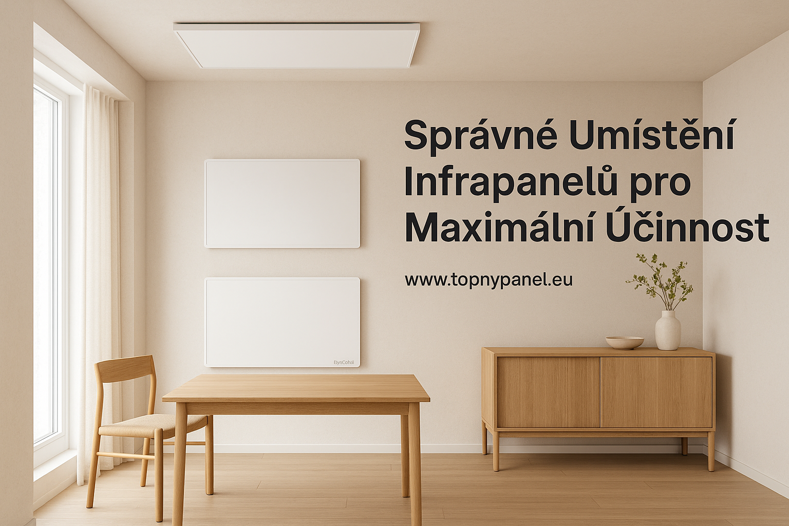 Správné Umístění Infrapanelů pro Maximální Účinnost