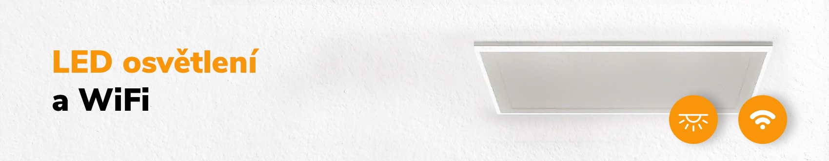 stropní infrapanel s LED osvětlením a wif