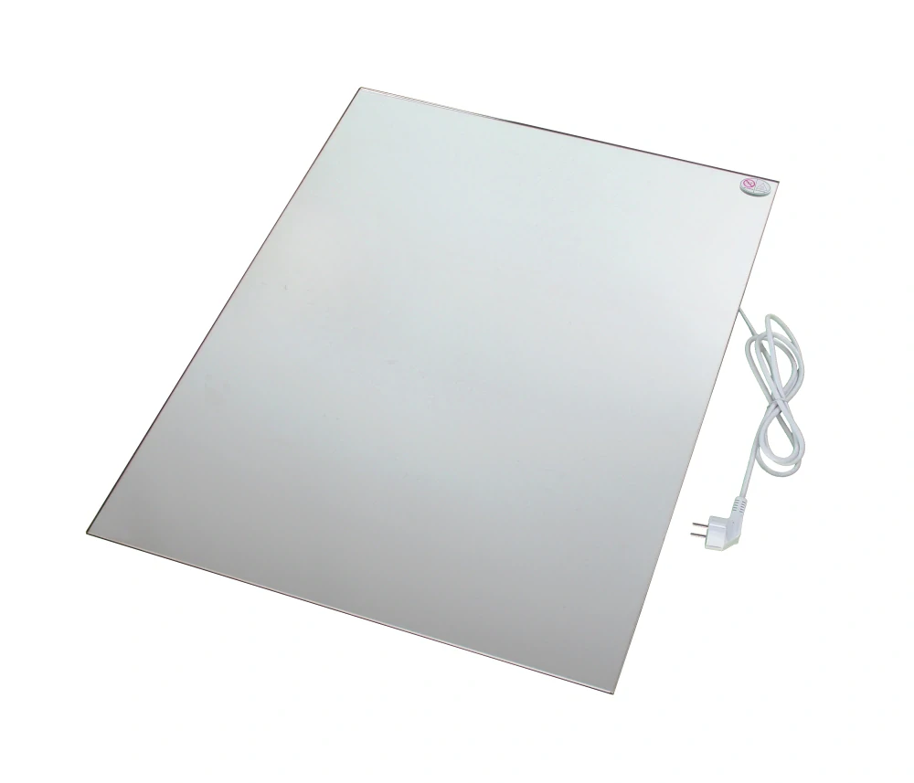 ByeCold | Skleněný bílý infrapanel | 450W | 80x60 cm | WiFi termostat | Dálkový ovladač | Výhřevnost 8m² | IGT2-G0806W