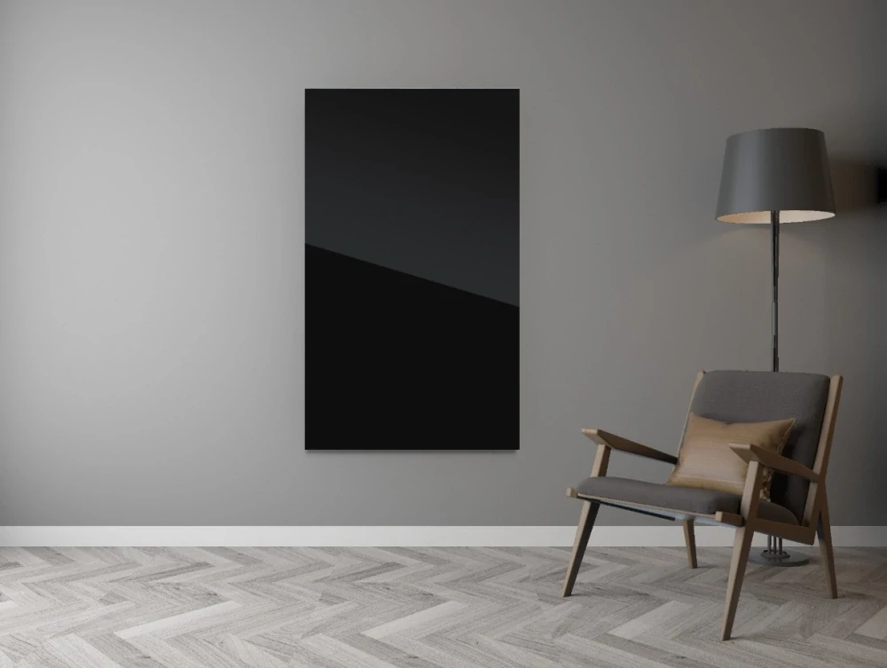 ByeCold | Skleněný černý infrapanel | 700W | 120x60 cm | WiFi termostat | Dálkový ovladač | Výhřevnost 12,5m² | IGT2-G1206B