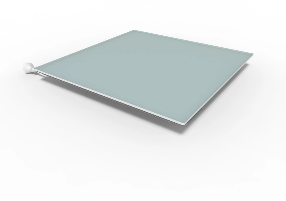 ByeCold | Skleněný bílý infrapanel | 320W | 60x60 cm | WiFi termostat | Dálkový ovladač | Výhřevnost 5,8m² | IGT2-G0606W