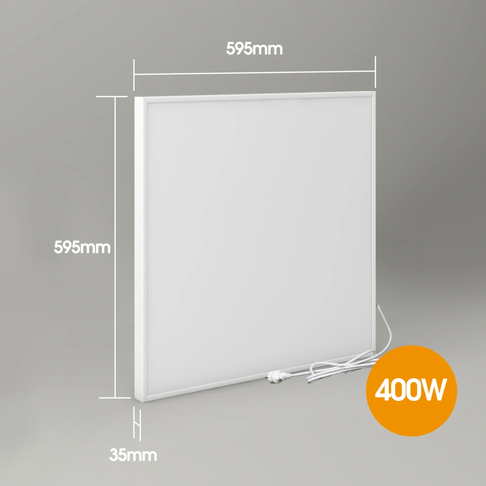 ByeCold | Stropní infrapanel | S termostatem | 660W | 105x60 cm | Dálkový ovladač | Výhřevnost 12m² | 4H1006