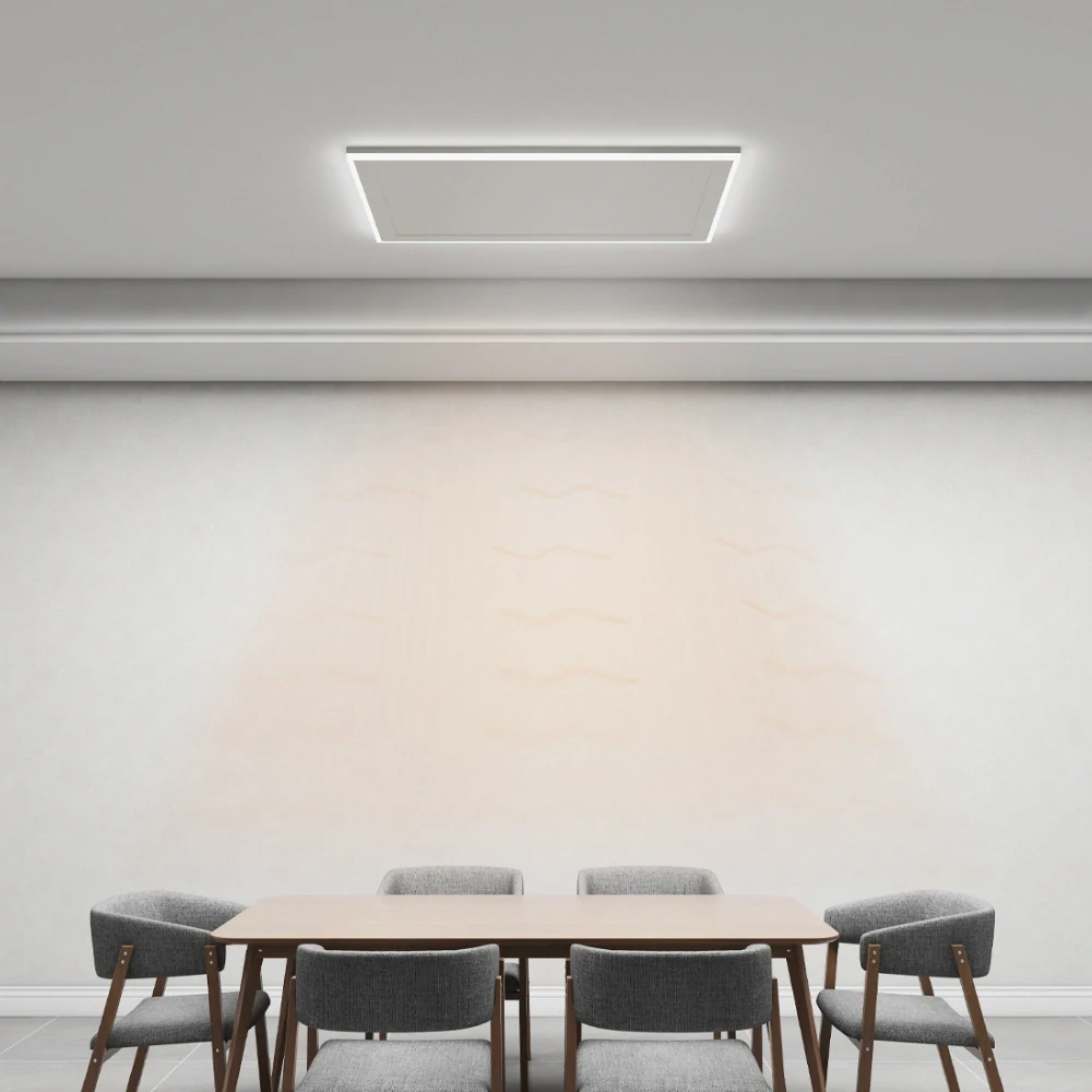 ByeCold | Stropní  infrapanel | LED světlo | 660W | 108x63 cm | Dálkový WiFi ovladač | Výhřevnost 12m² | IGT2-HH1006L