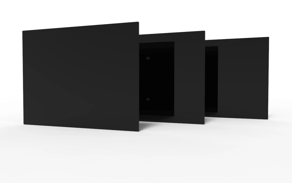 ByeCold | Skleněný černý infrapanel | 450W | 80x60 cm | WiFi termostat | Dálkový ovladač | Výhřevnost 8,2m² | IGT2-G0806B