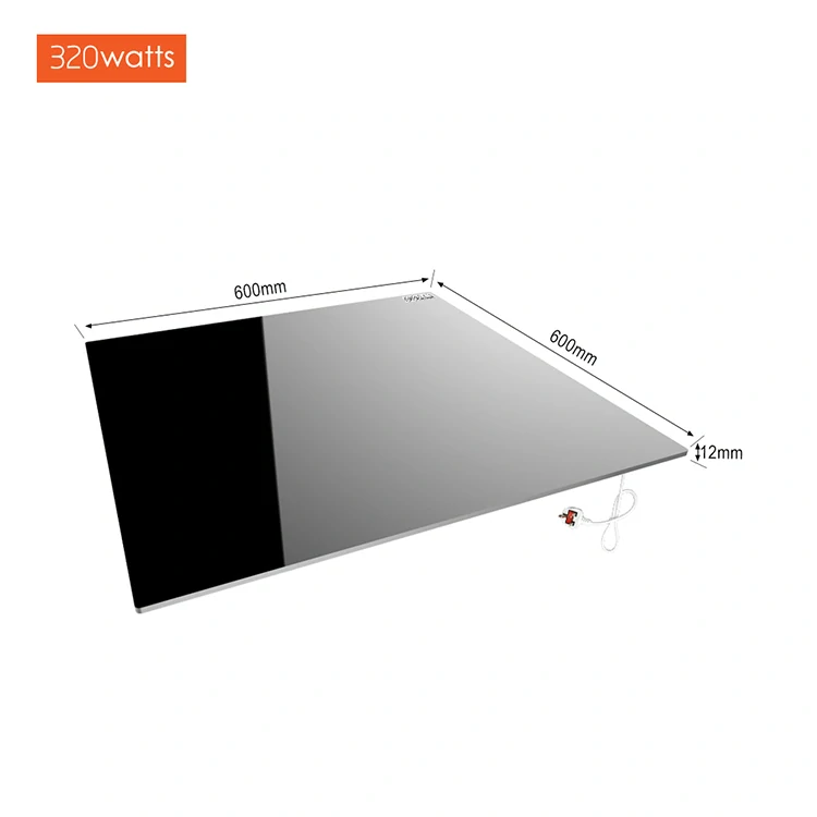 ByeCold | Zrcadlový infrapanel | 320W | 60x60 cm | WiFi termostat | Dálkový ovladač | Výhřevnost 5,8m² | IGT2-G0606M