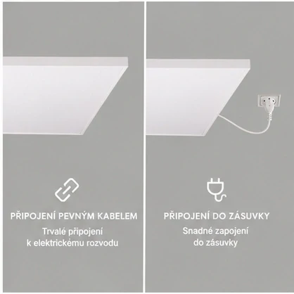 ByeCold | Stropní infrapanel | S termostatem | 660W | 105x60 cm | Dálkový ovladač | Výhřevnost 12m² | 4H1006