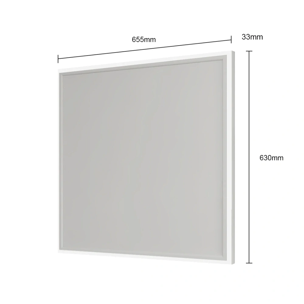 ByeCold | Stropní  infrapanel | LED světlo | 370W | 65x63 cm | Dálkový WiFi ovladač | Výhřevnost 7m² | IGT2-HH0606L