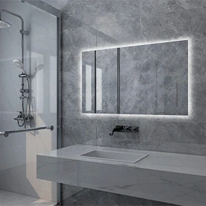 ByeCold | Zrcadlový infrapanel | LED světlo | 700W | 120x60 cm | WiFi termostat | Dálkový ovladač | Výhřevnost 12,5m² | IGT2-G1206M-LH