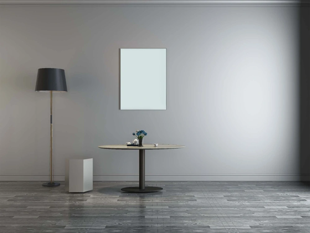 ByeCold | Skleněný bílý infrapanel | 450W | 80x60 cm | WiFi termostat | Dálkový ovladač | Výhřevnost 8m² | IGT2-G0806W