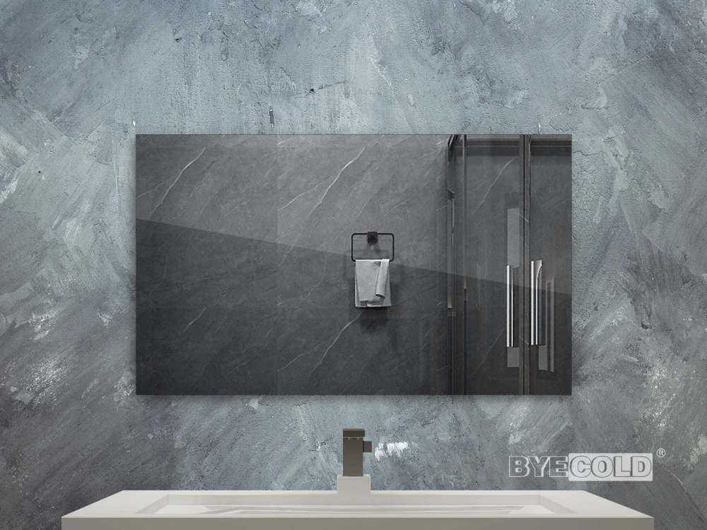 ByeCold | Zrcadlový infrapanel | 580W | 100x60 cm | WiFi termostat | Dálkový ovladač | Výhřevnost 10,5m² | IGT2-G1006M