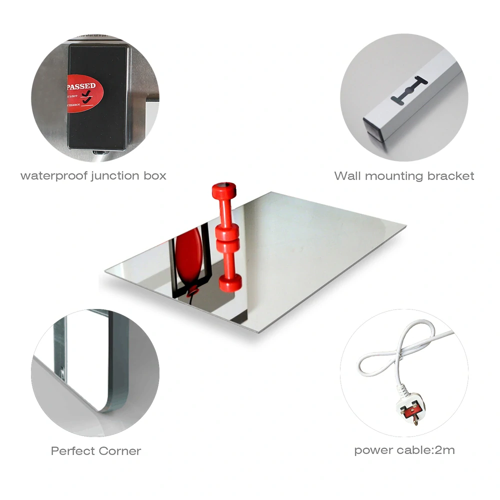 ByeCold | Zrcadlový infrapanel | 580W | 100x60 cm | WiFi termostat | Dálkový ovladač | Výhřevnost 10,5m² | IGT2-G1006M