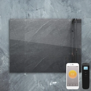 ByeCold | Zrcadlový infrapanel | 450W | 80x60 cm | WiFi termostat | Dálkový ovladač | Výhřevnost 8,2m² | IGT2-G0806M