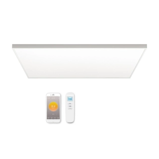 ByeCold | Stropní infrapanel | WiFi termostat | 660W | 105x59 cm | Dálkový ovladač | Výhřevnost 12m² | IGT2-4H1006