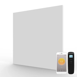 ByeCold | Bezrámový infrapanel | 350W | 60x60 cm | WiFI termostat | Výhřevnost 6,4m² | IGT2-F0606