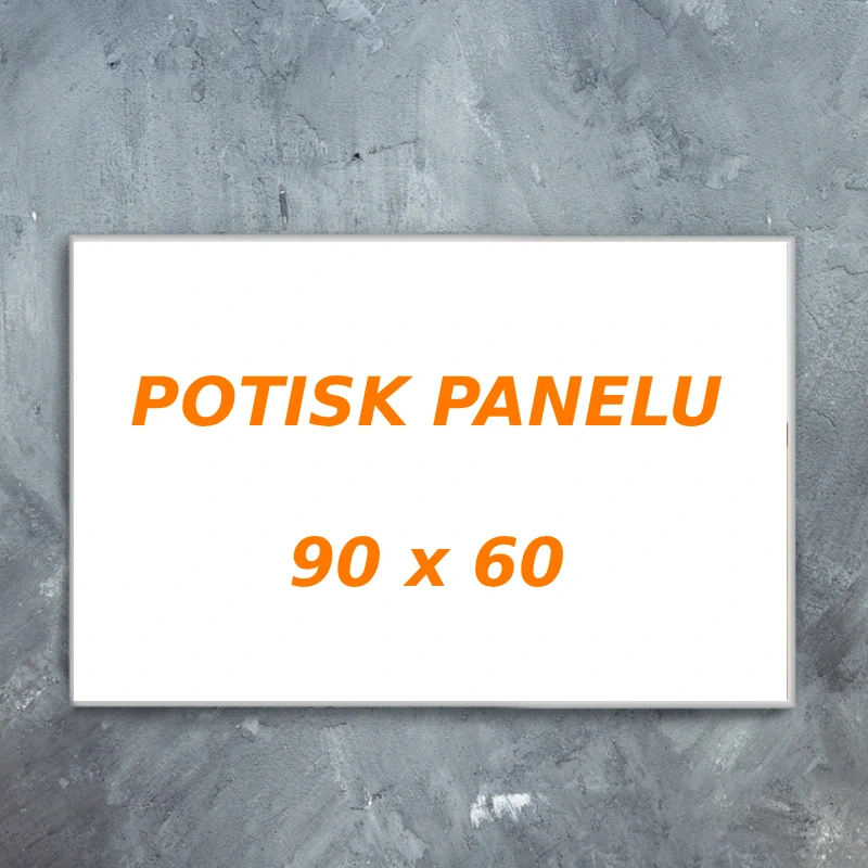 Potisk infrapanelu 90 × 60 cm – služba TopnýPanel.eu